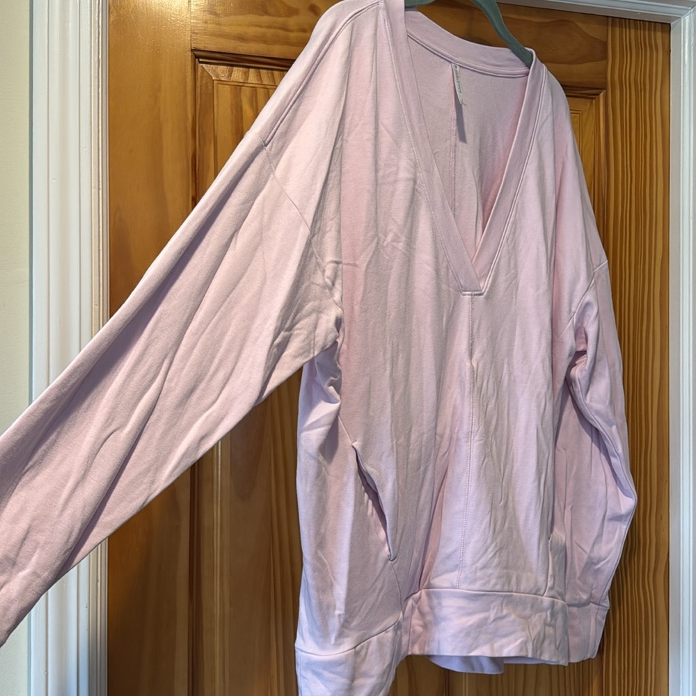 Fabletics Deep V Neck Tunic With Pockets - image 2